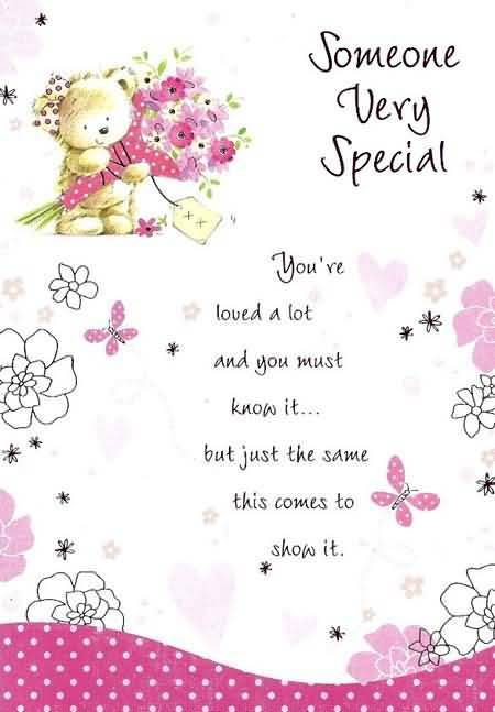 someone special wallpaper,pink,text,font,greeting card,heart