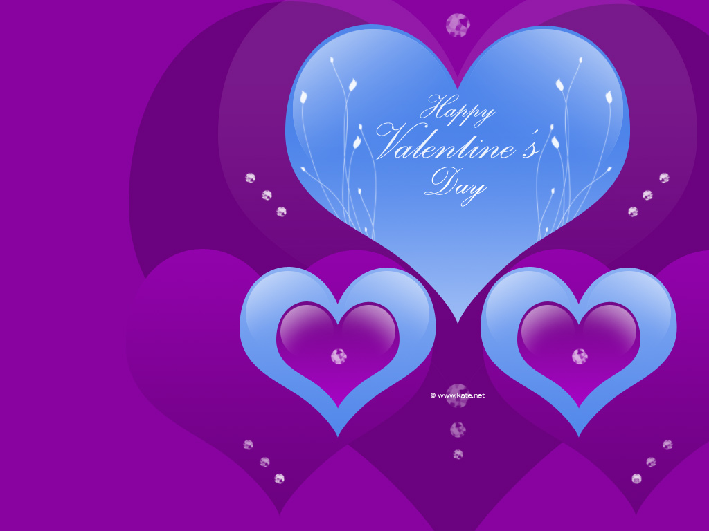 valentine romantic wallpaper,heart,violet,purple,blue,pink