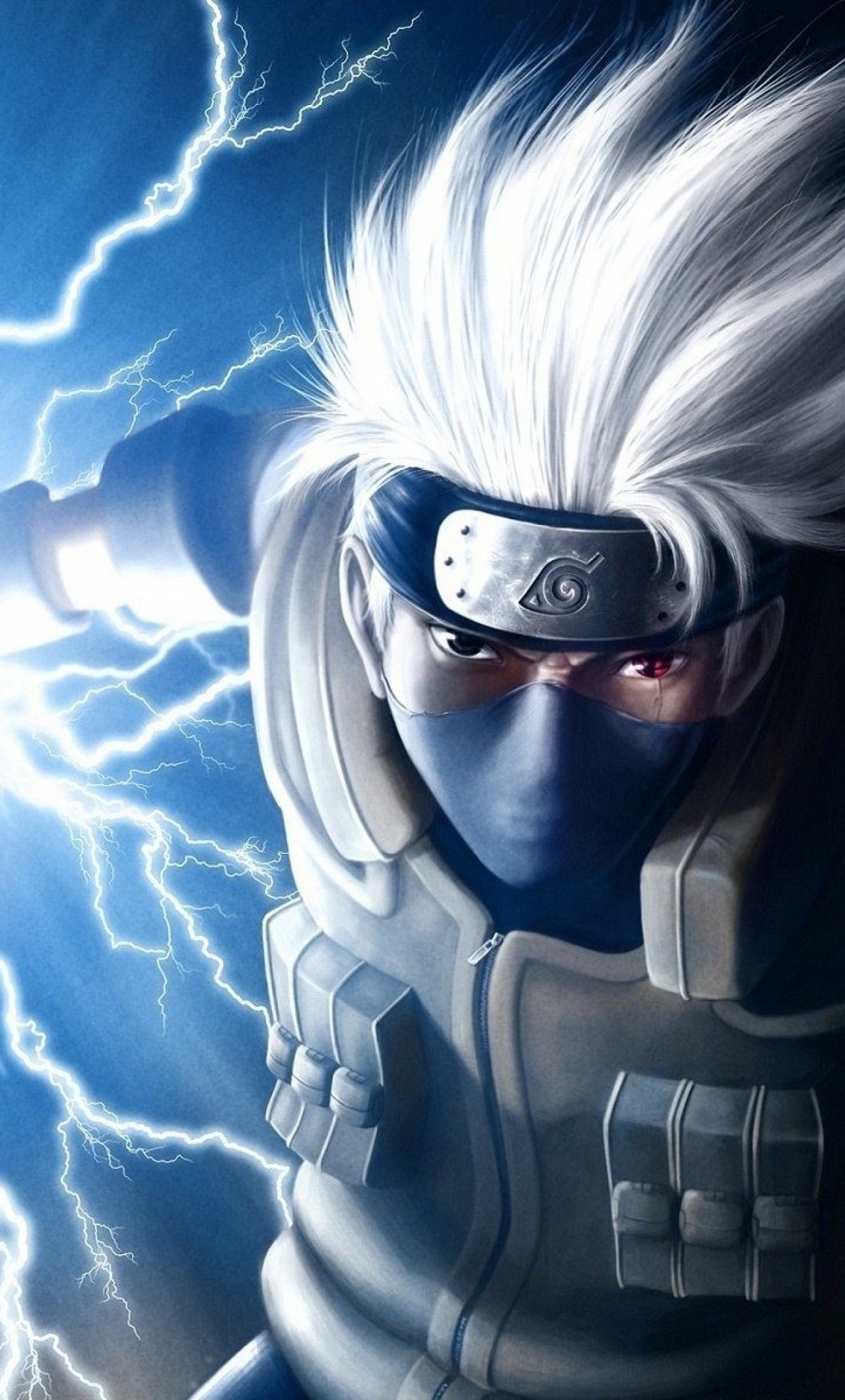 kakashi wallpaper iphone,anime,cartoon,cg artwork,sky,fictional character