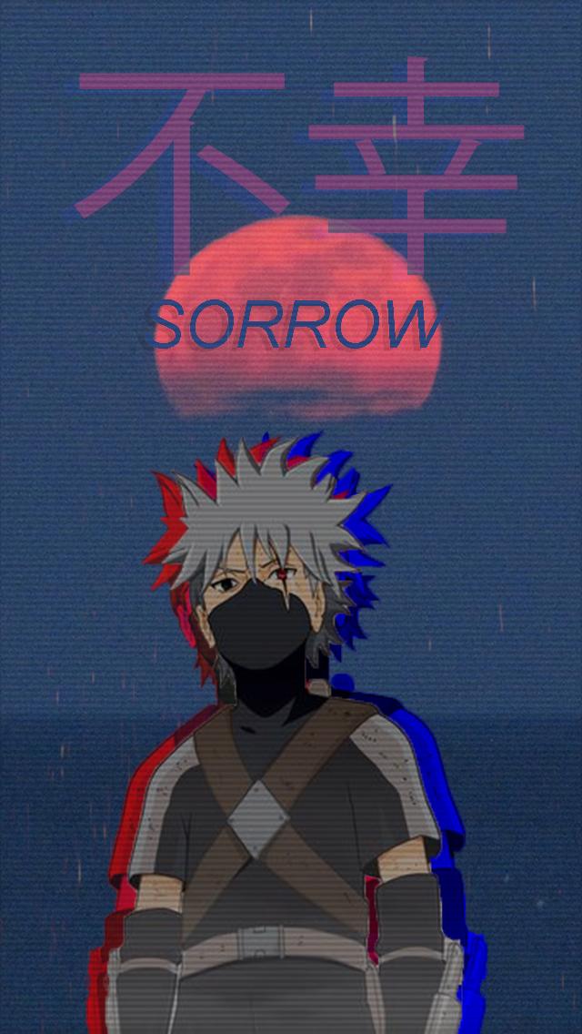 kakashi wallpaper iphone,anime,cartoon,animation,fictional character,graphic design