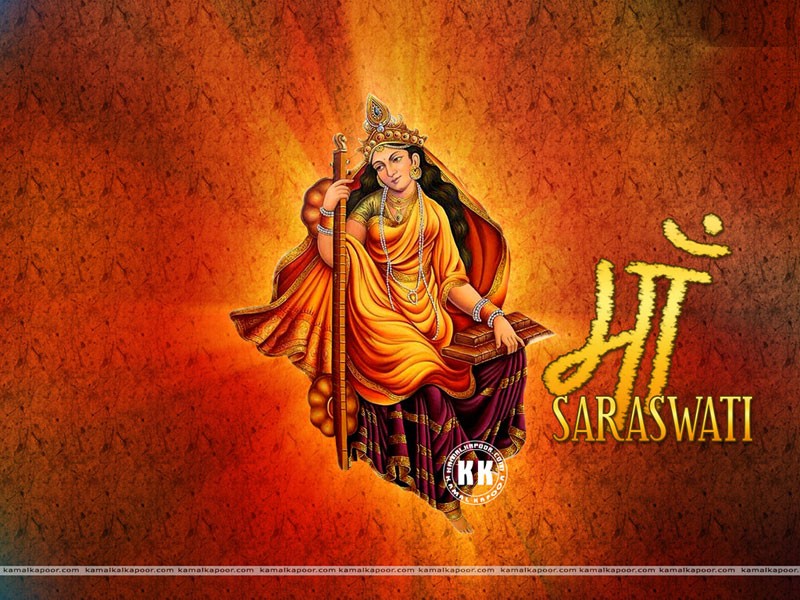 saraswati puja wallpaper,mythology,guru,font,prophet,stock photography