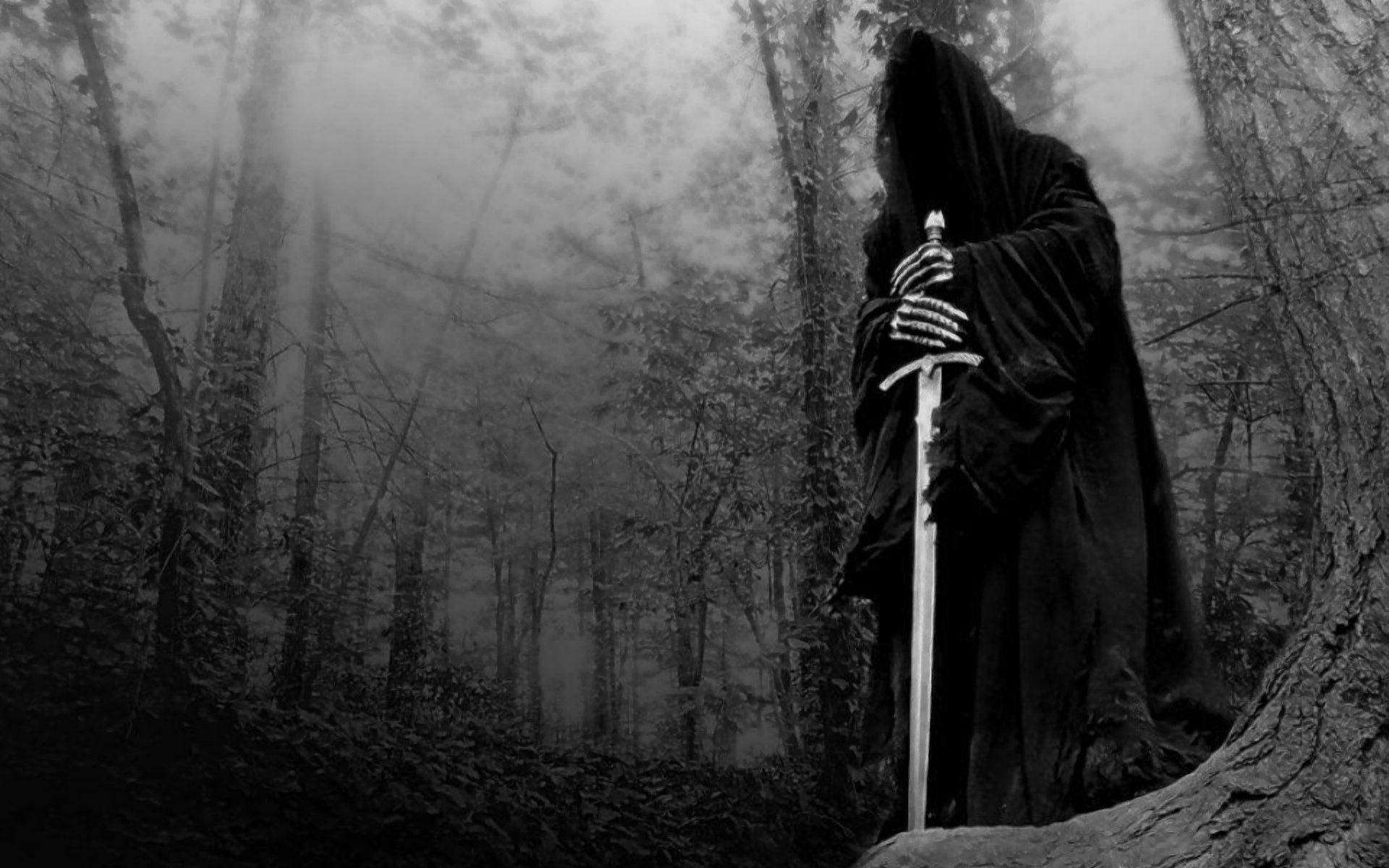 fondo de pantalla de arte oscuro,oscuridad,bosque,árbol,atmósfera,en blanco y negro