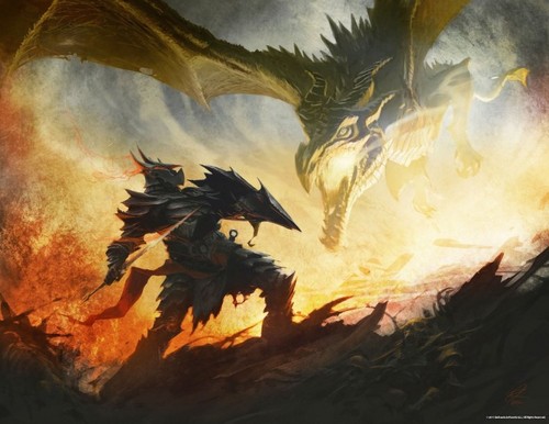 alduin tapete,drachen,gemälde,himmel,cg kunstwerk,erfundener charakter