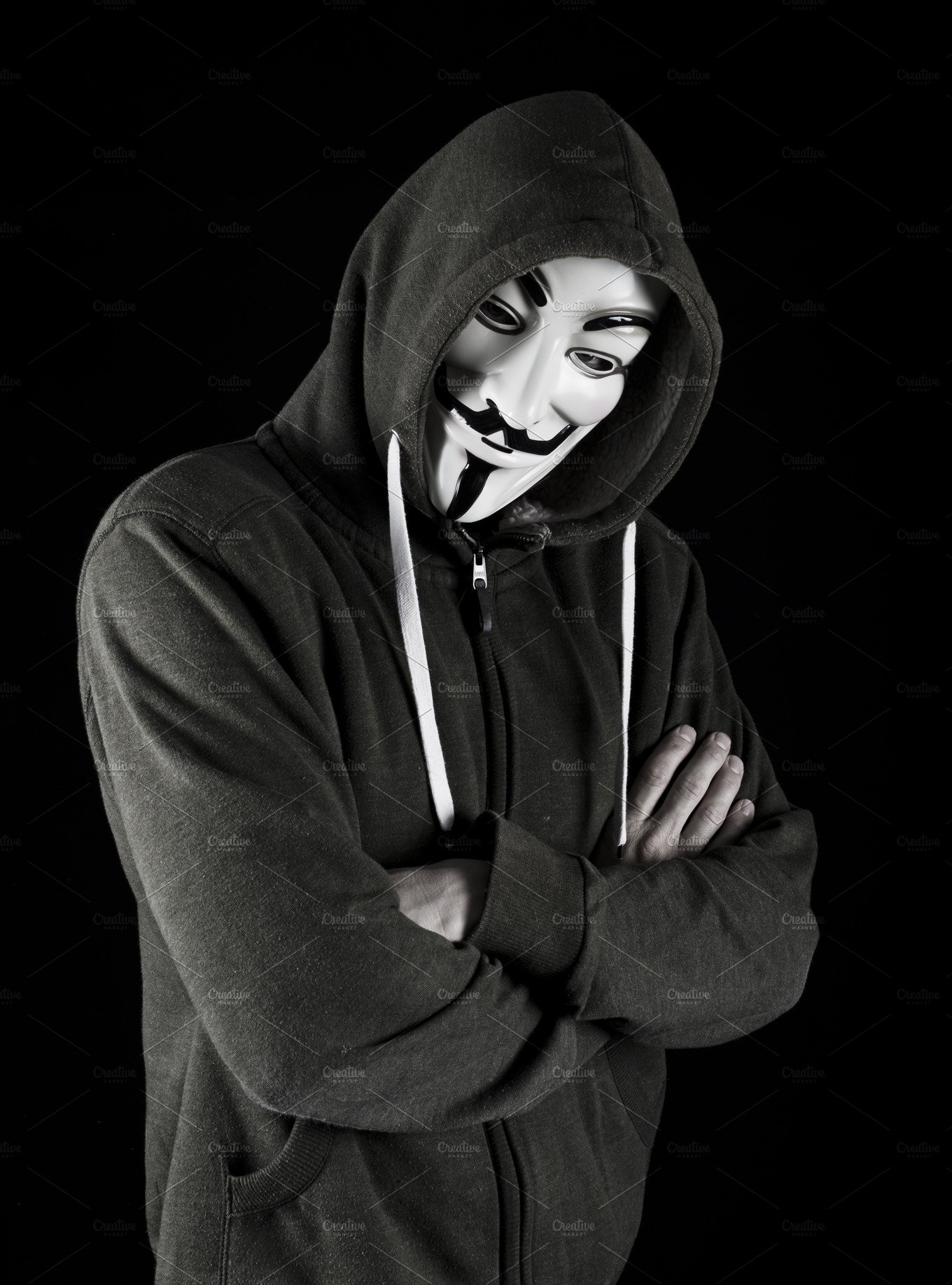 mask man wallpaper,black,black and white,hoodie,outerwear,monochrome photography