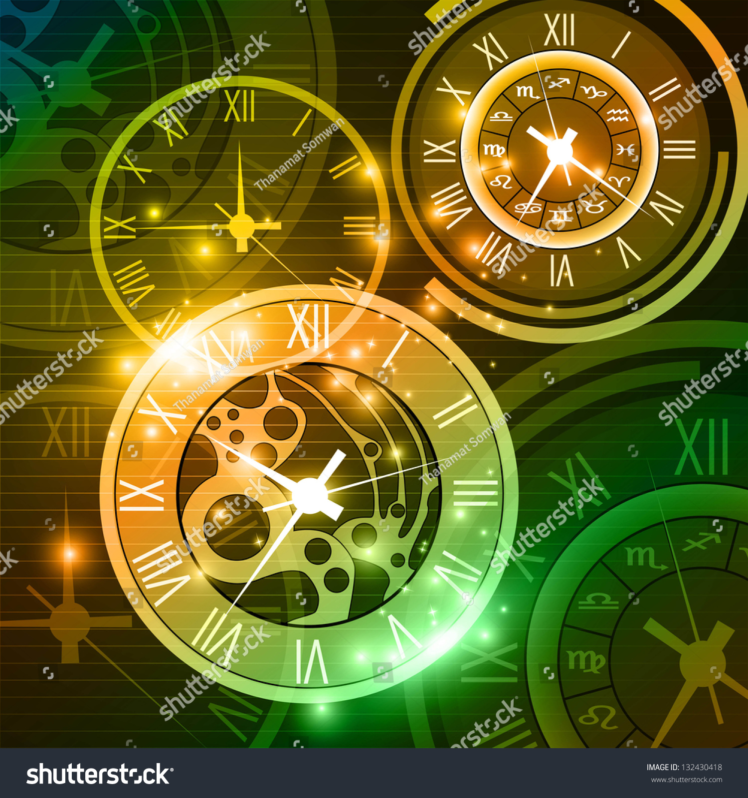 mobile clock wallpaper,green,illustration,circle,font,neon