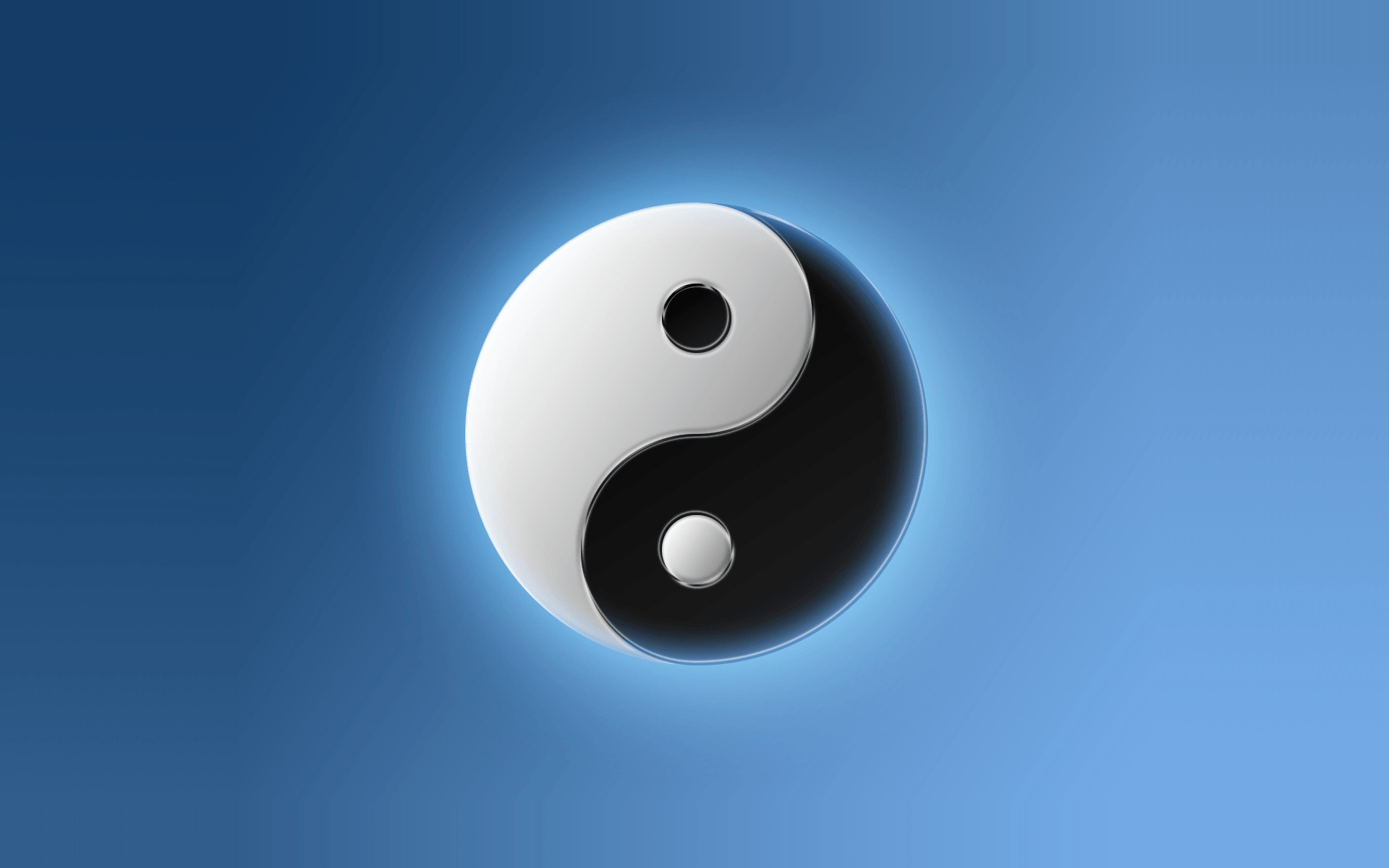 papel pintado ying yang,tiempo de día,azul,cielo,atmósfera,espacio