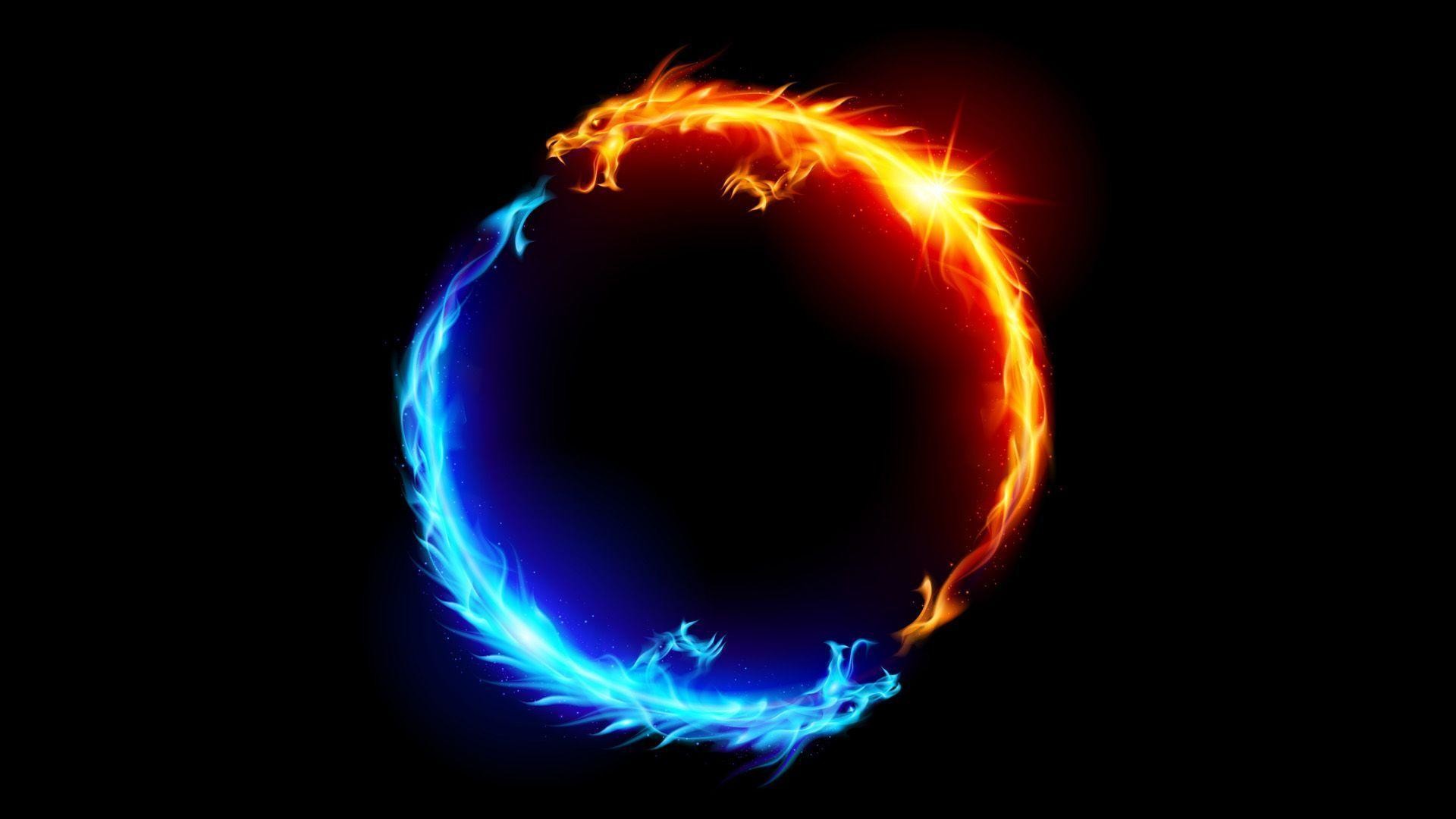 壁紙ying yang,光,オレンジ,エレクトリックブルー,マクロ撮影,フォント