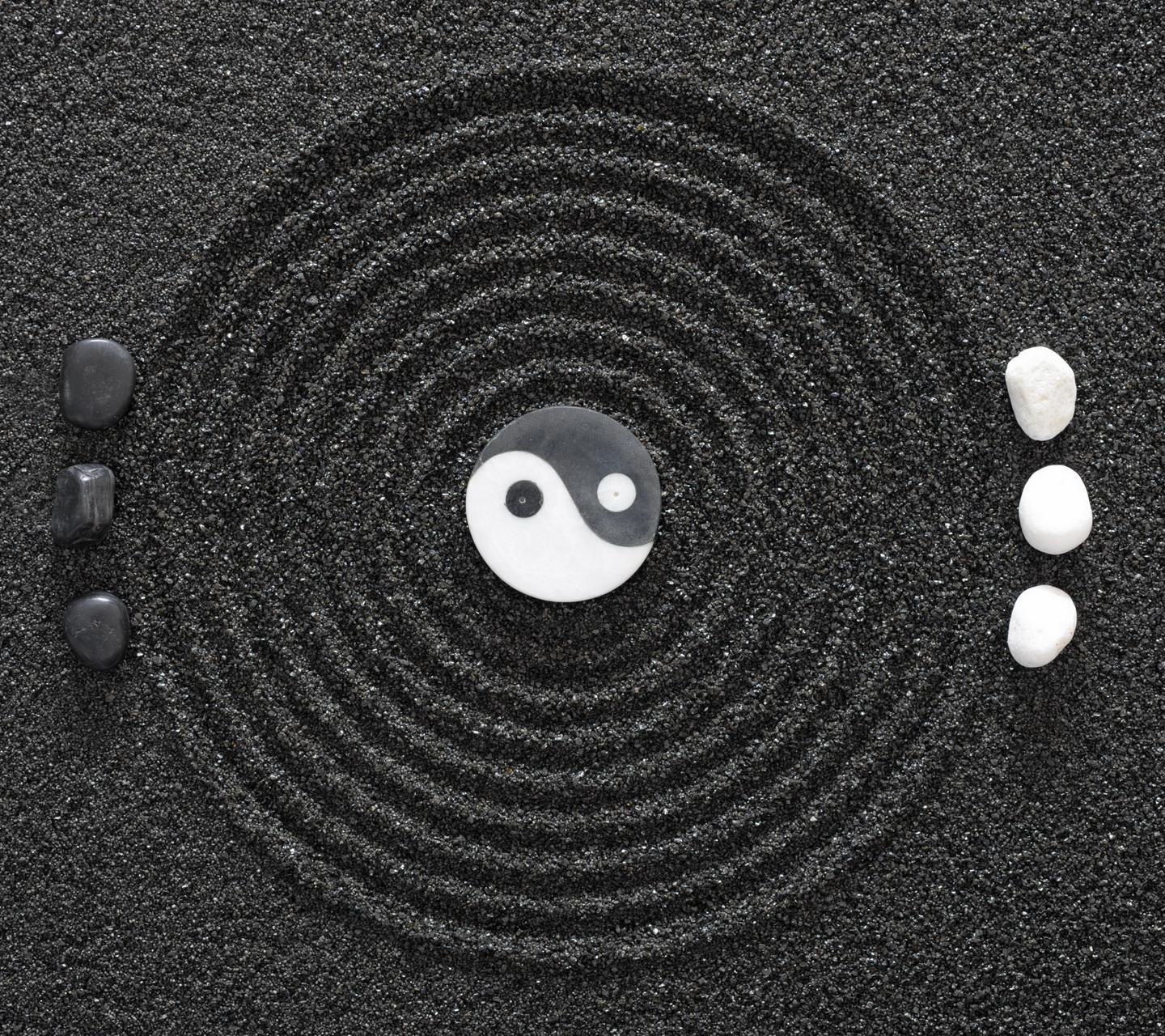 壁紙ying yang,サークル,フォント,モノクローム,黒と白,スマイル