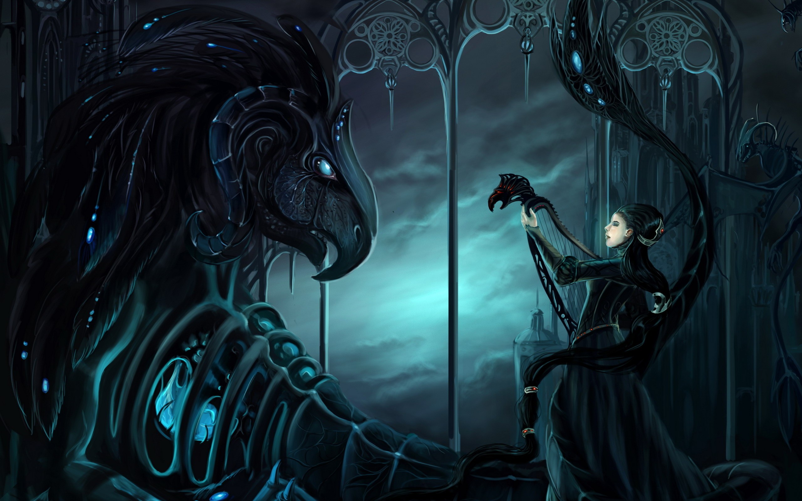 free gothic wallpapers,darkness,cg artwork,illustration,fictional character,art