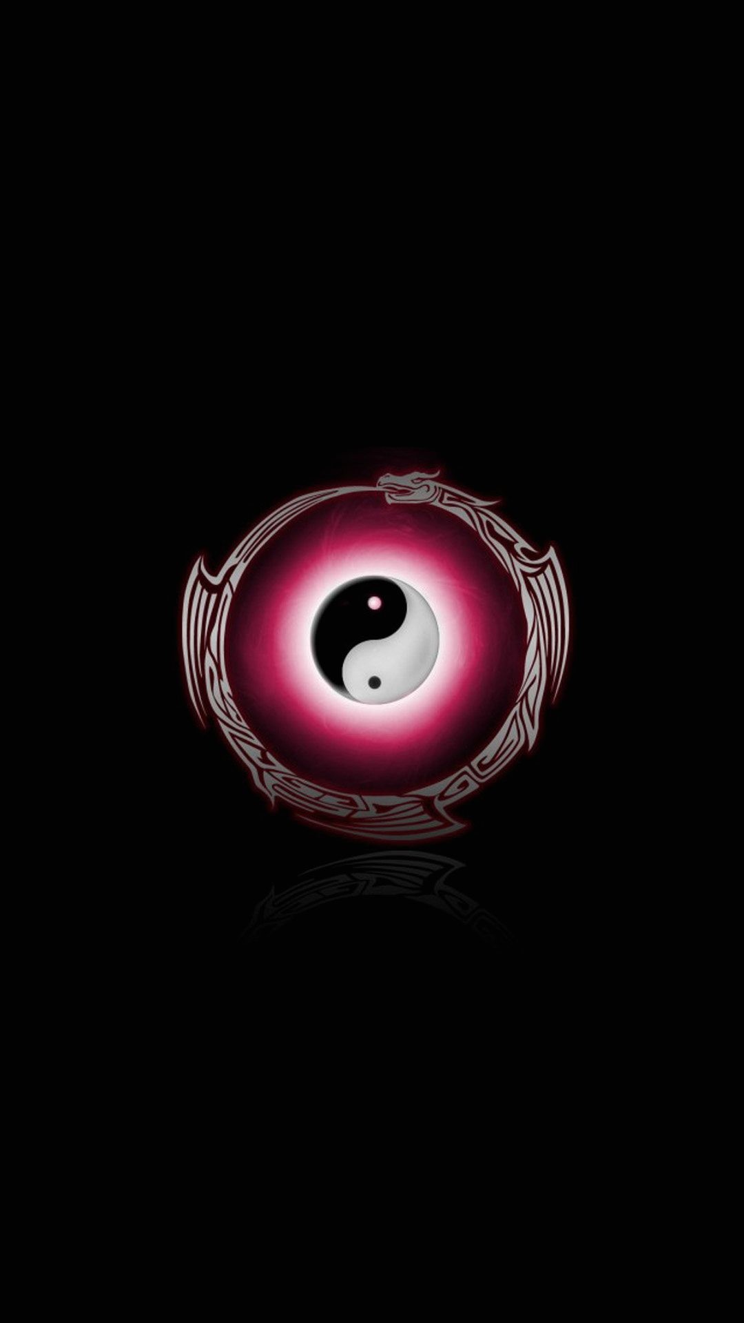 yin yang wallpaper hd,pink,eye,magenta,games,font