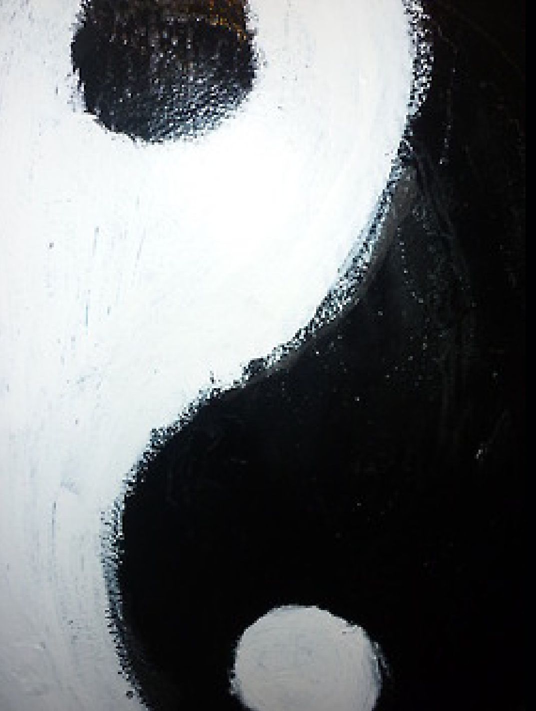 fond d'écran yin yang iphone,noir,œil,cercle,noir et blanc,cil