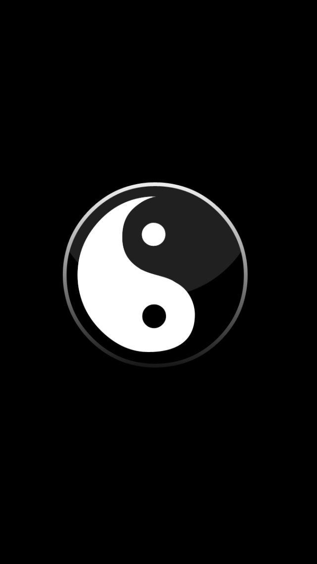 yin yang iphone wallpaper,schriftart,symbol,kreis,schwarz und weiß,illustration