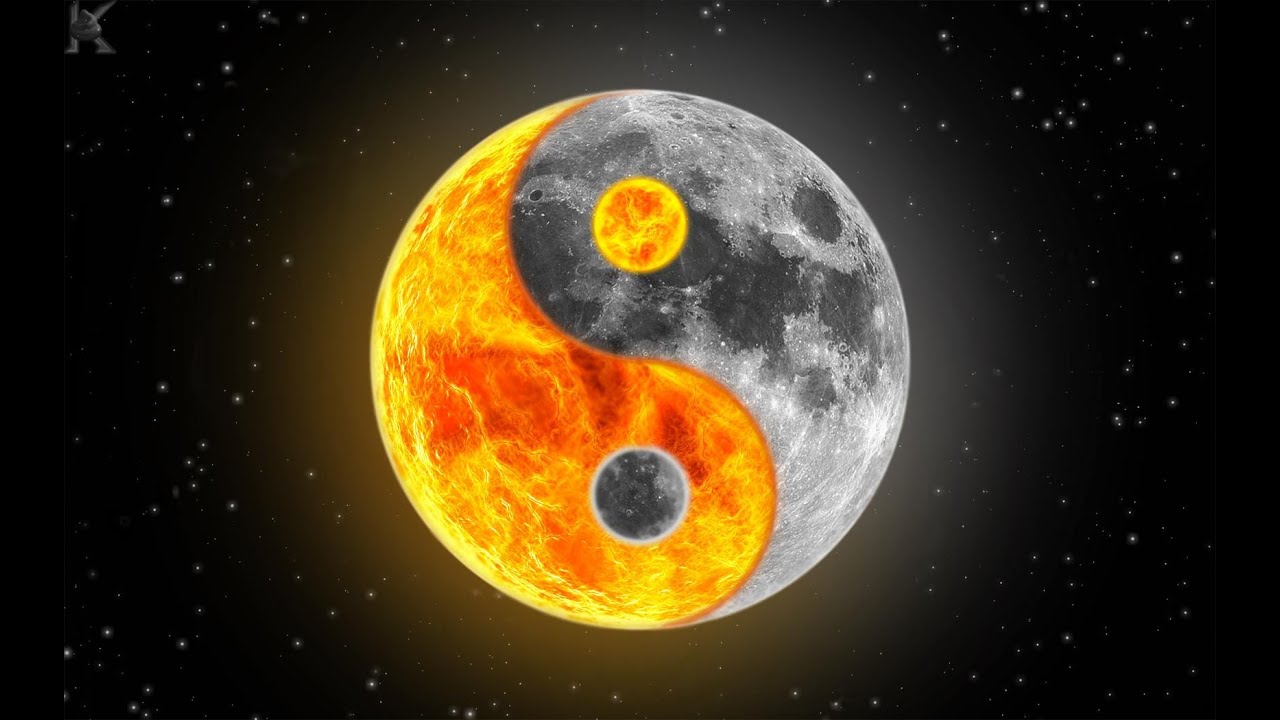yin und yang tapete,planet,astronomisches objekt,weltraum,atmosphäre,astronomie
