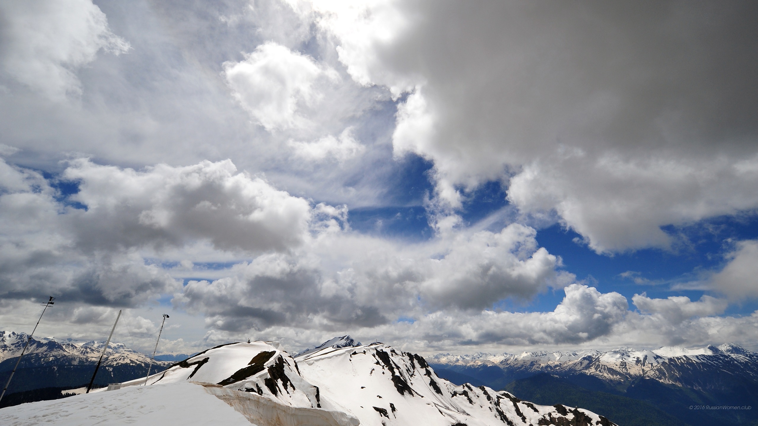 letv wallpaper hd,cielo,montagna,nube,catena montuosa,neve