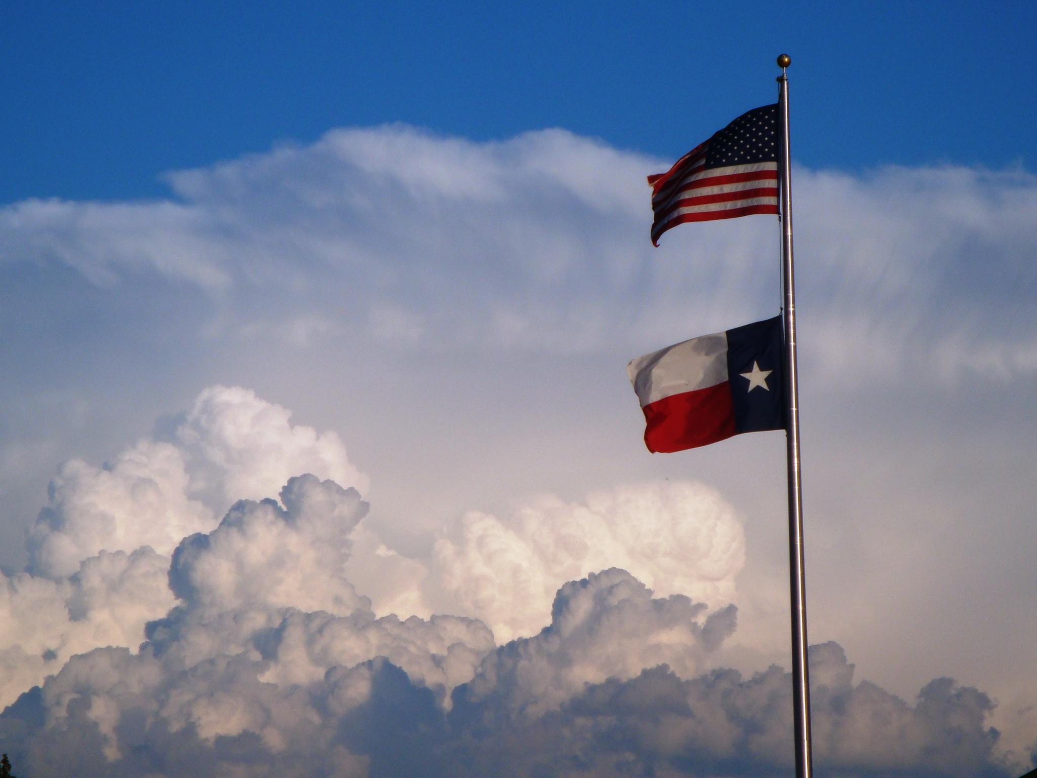 州の壁紙,国旗,空,雲,積雲,アメリカ合衆国の旗