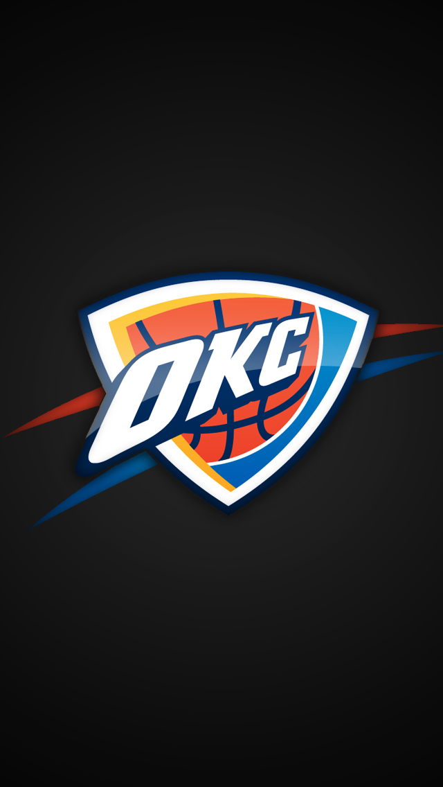 okc donner iphone wallpaper,emblem,schriftart,elektrisches blau,grafik