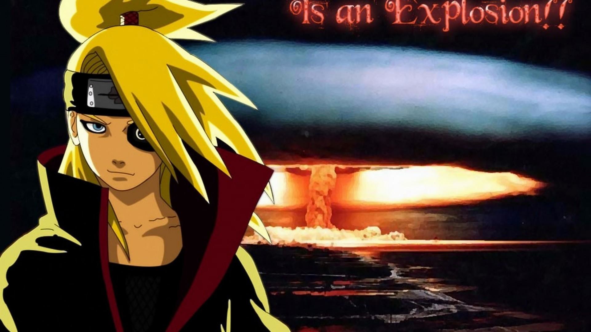 fond d'écran deidara akatsuki,anime,dessin animé,oeuvre de cg,animation,dessin animé