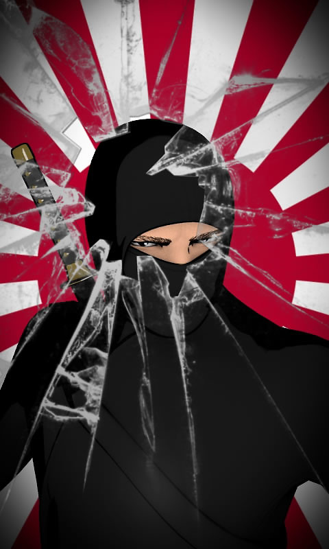 ninja live wallpaper,ilustración,sombrerería,diseño gráfico,fotografía,personaje de ficción