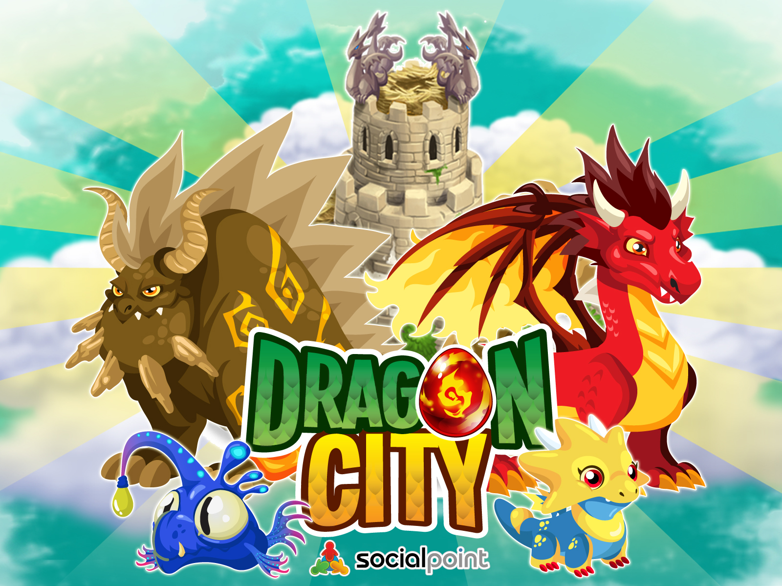 carta da parati città del drago,giochi,drago,gioco per pc,cartone animato,personaggio fittizio