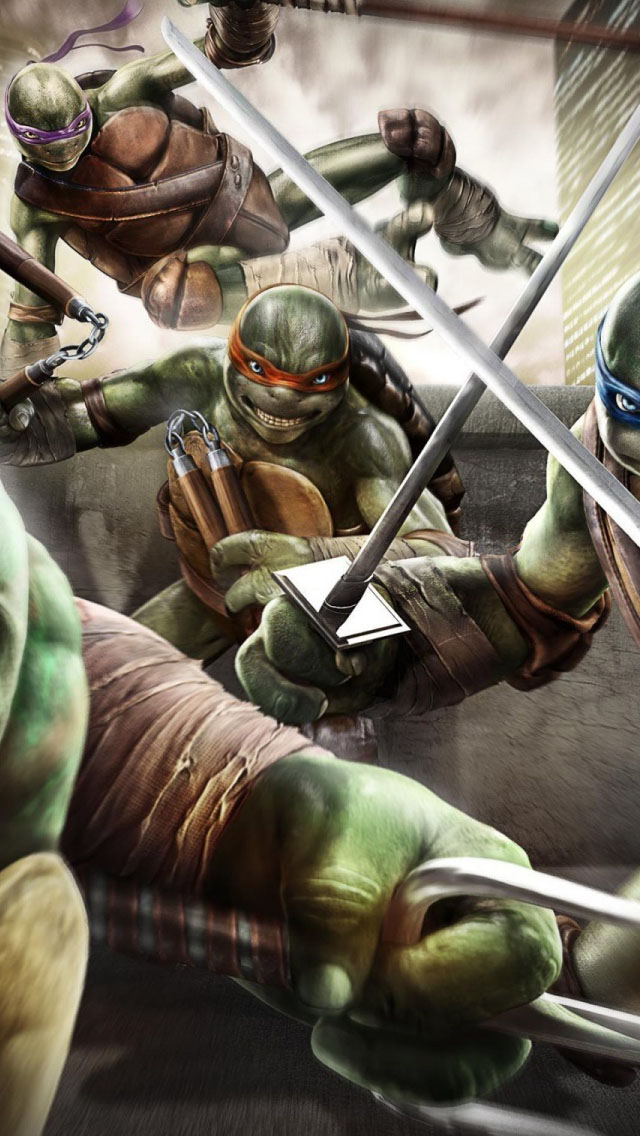 ninja wallpaper iphone,action adventure game,fictional character,teenage mutant ninja turtles,superhero,games