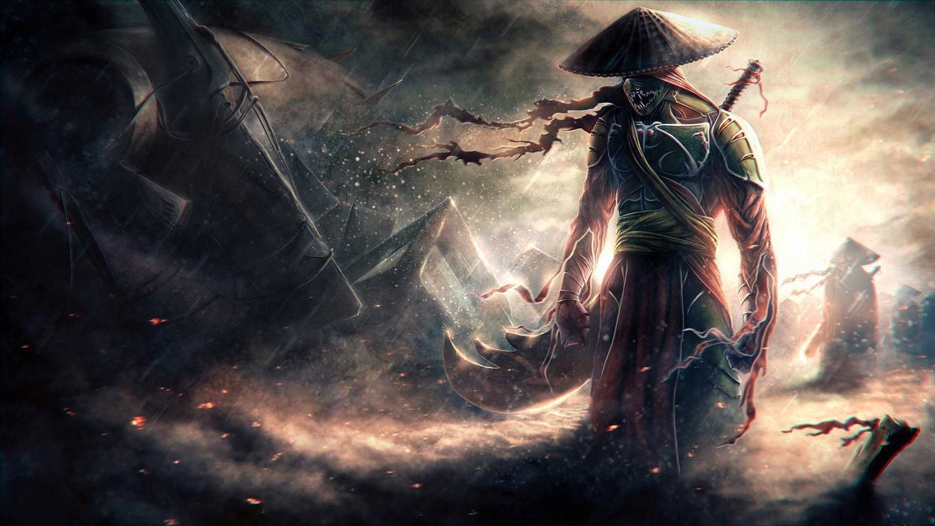 fondo de pantalla de guerrero samurai,juego de acción y aventura,cg artwork,demonio,ilustración,composición digital