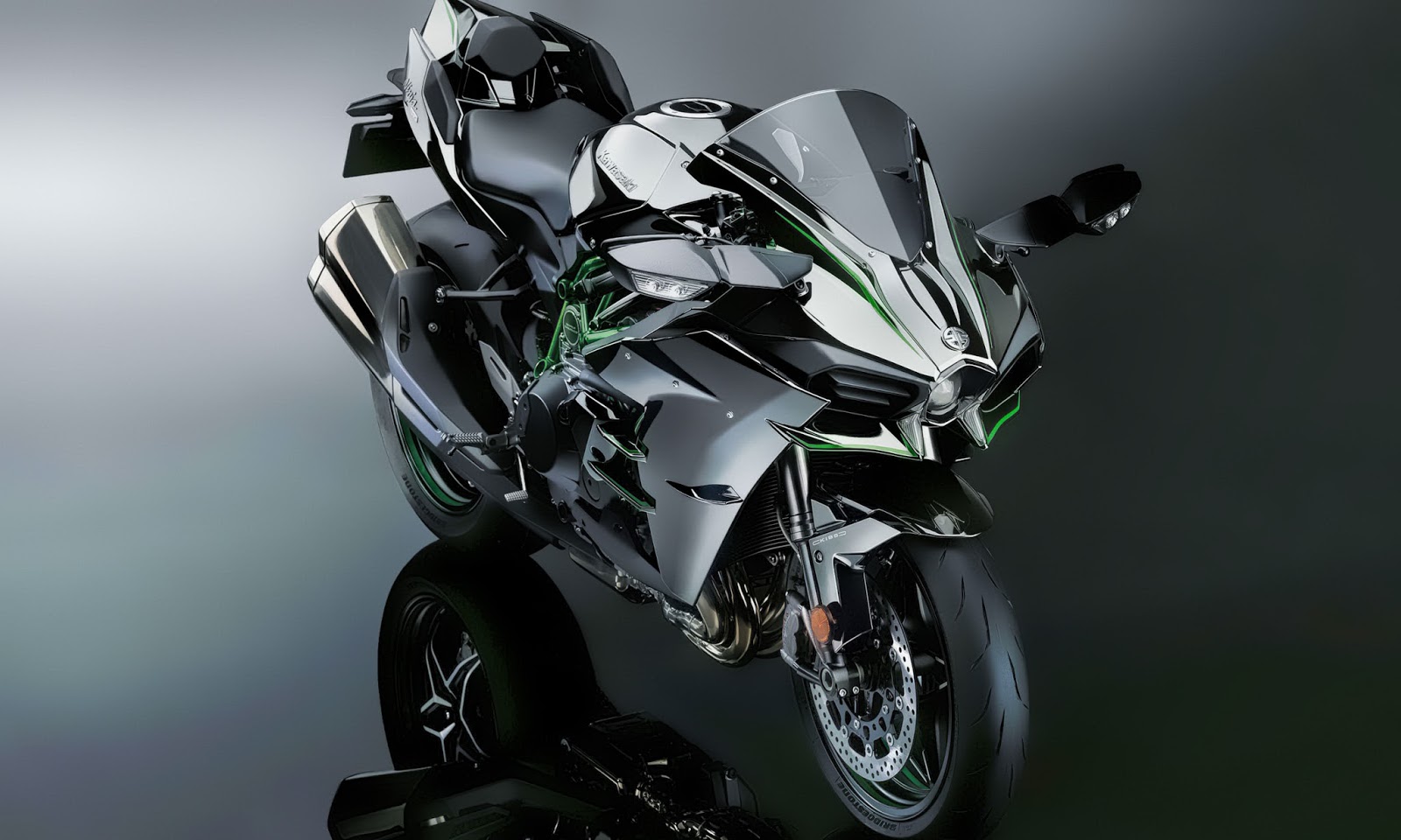 fond d'écran ninja h2r,véhicule,moto,superbike racing,véhicule à moteur,éclairage automobile