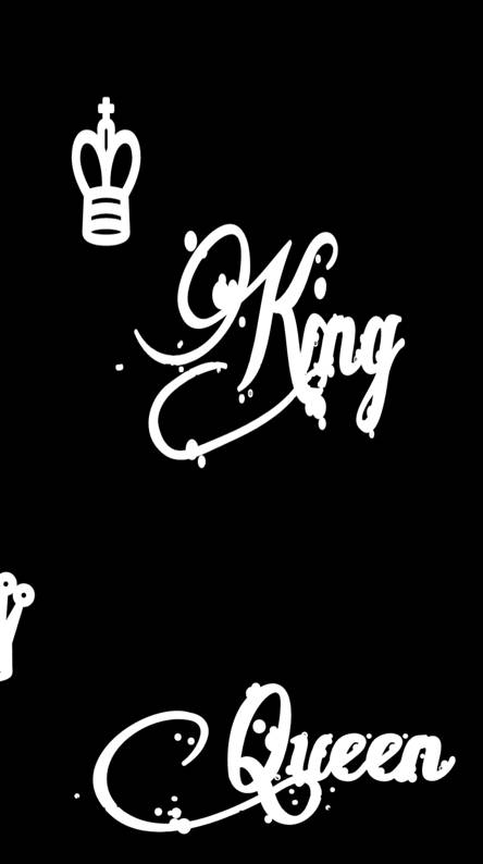 king and queen wallpaper,font,text,calligraphy,logo,black and white