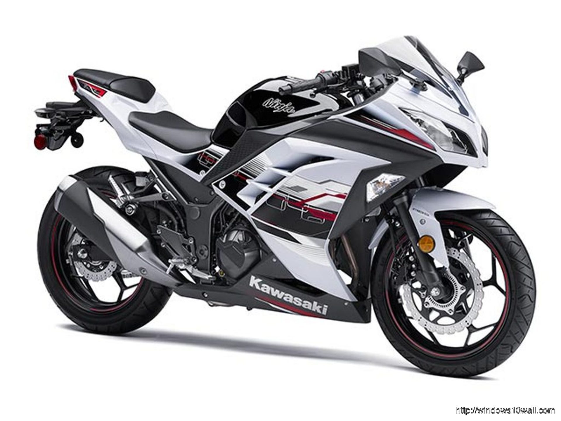 fond d'écran ninja 300,véhicule terrestre,véhicule,moto,blanc,superbike racing