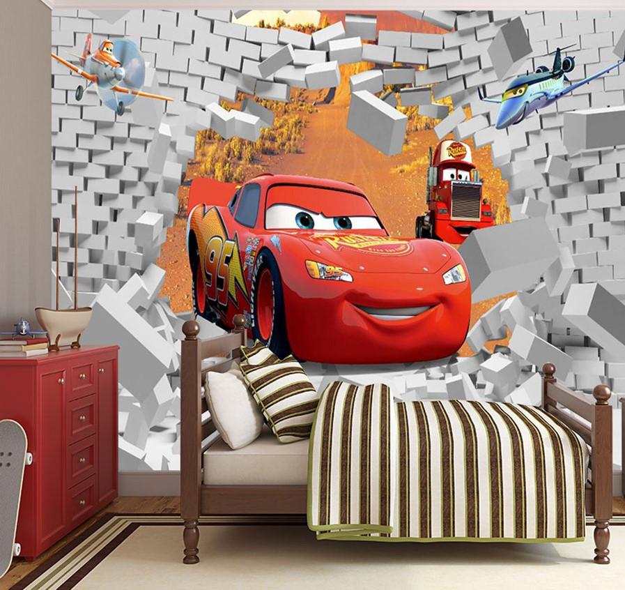 cars cartoon wallpaper,automotive design,wall,furniture,mural,room