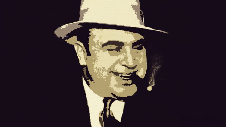 carta da parati al capone,illustrazione,arte,font,stampino,fotografia