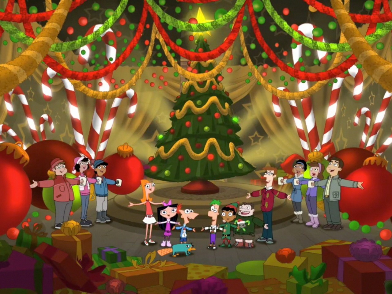 고해상도 크리스마스 벽지,크리스마스,크리스마스 이브,나무,행사,장난