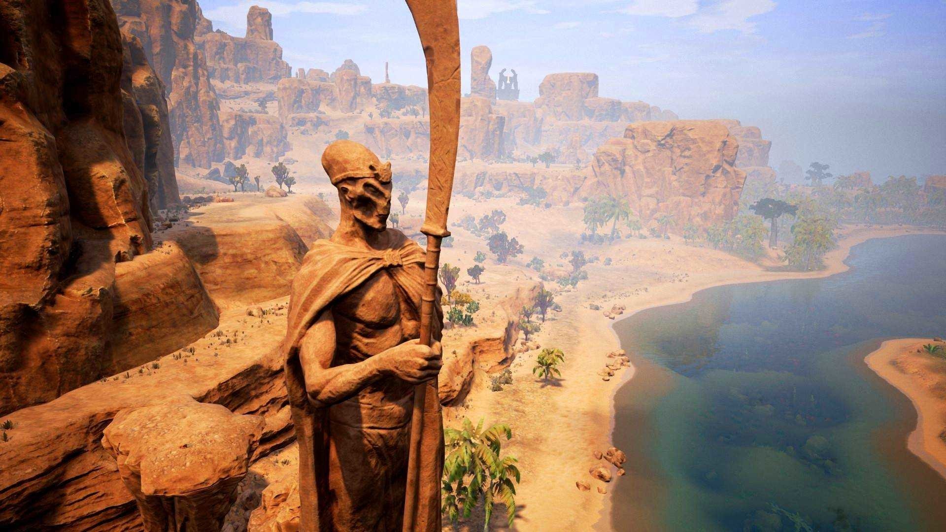 Conan Exiles Hd Wallpapers Conan Exiles Statue WallpaperUse