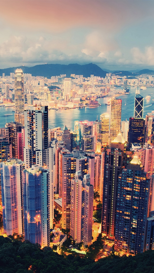 홍콩 아이폰 배경 화면,시티,도시 풍경,수도권,도시 지역,마천루