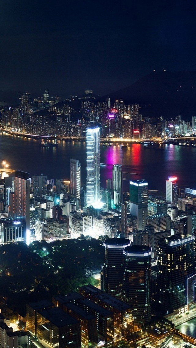 hong kong iphone wallpaper,city,cityscape,metropolitan area,metropolis,urban area