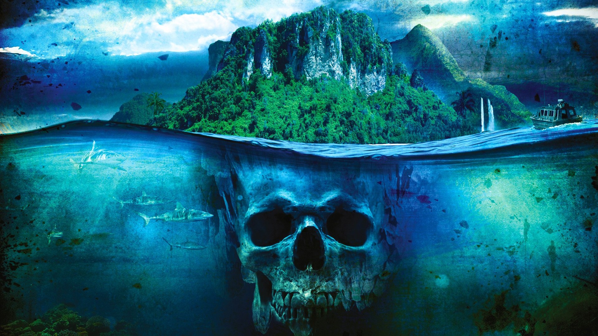 skull island wallpaper,underwater,water,organism,marine biology,ocean