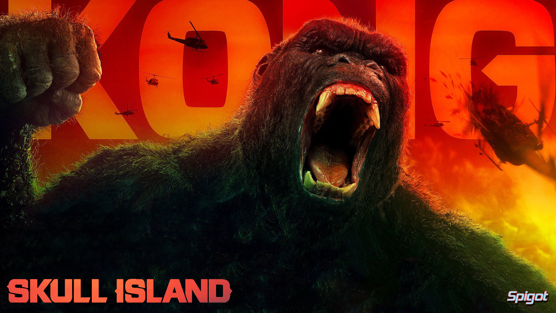 skull island wallpaper,fiction,animation,movie,fictional character