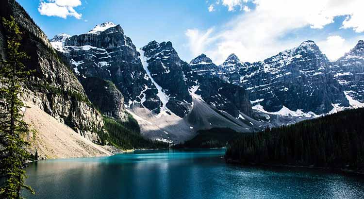 carta da parati surga,montagna,paesaggio naturale,natura,lago glaciale,catena montuosa