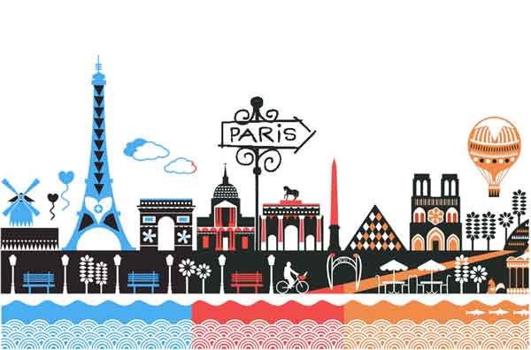 wallpaper kota paris,landmark,human settlement,skyline,city,illustration