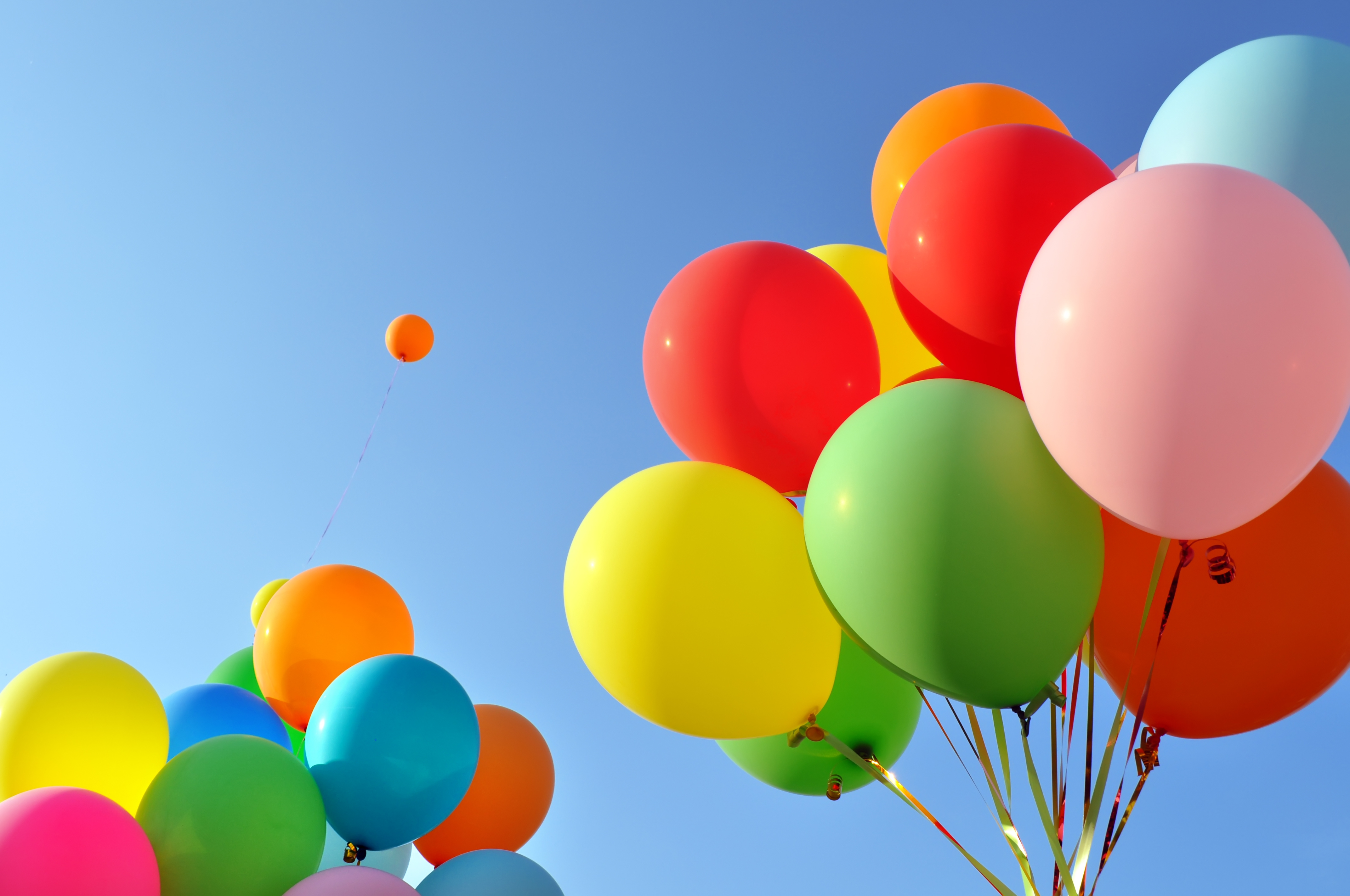 壁紙バロン,バルーン,昼間,熱気球,空,パーティー用品
