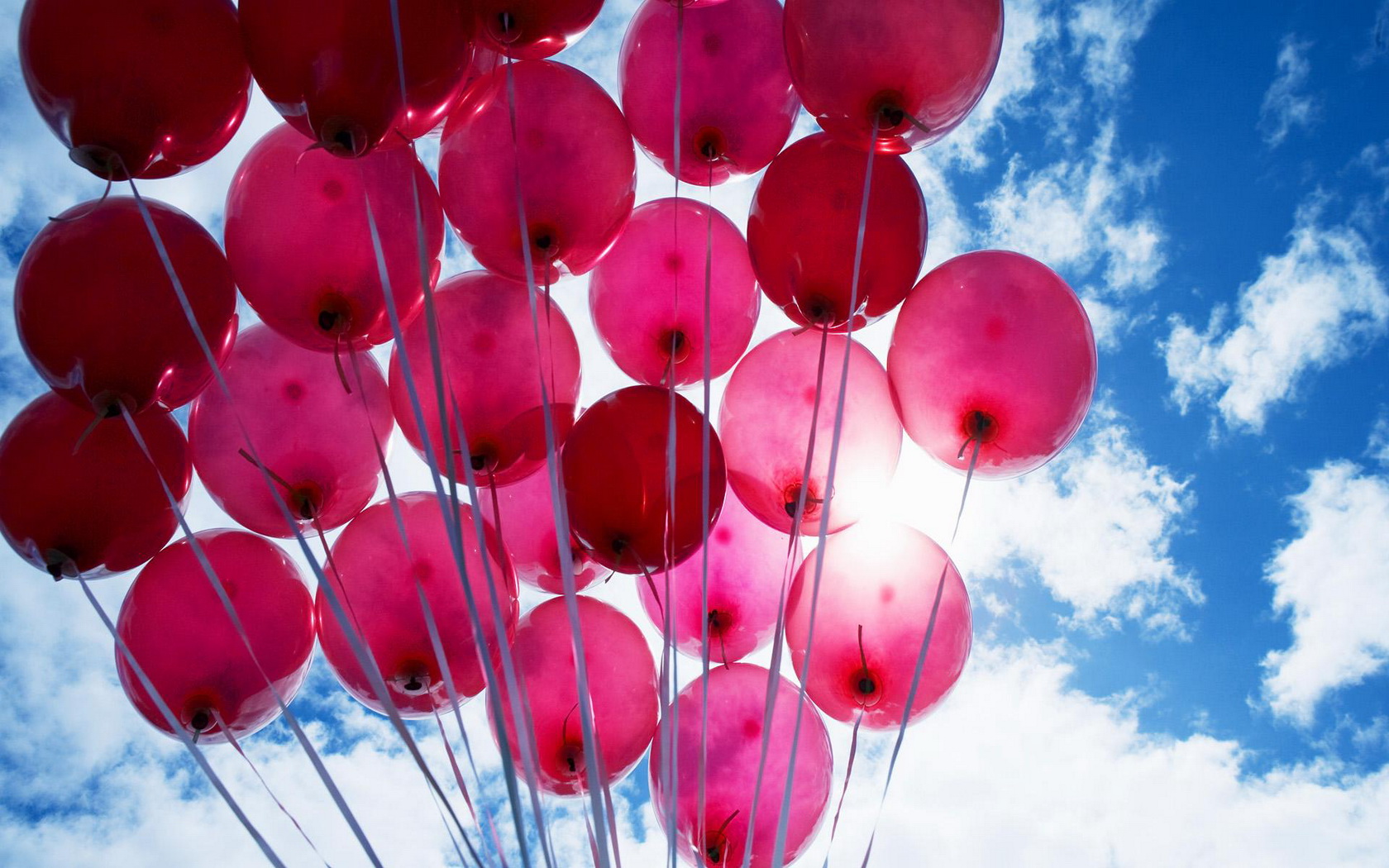 wallpaper balon,balloon,red,sky,pink,petal