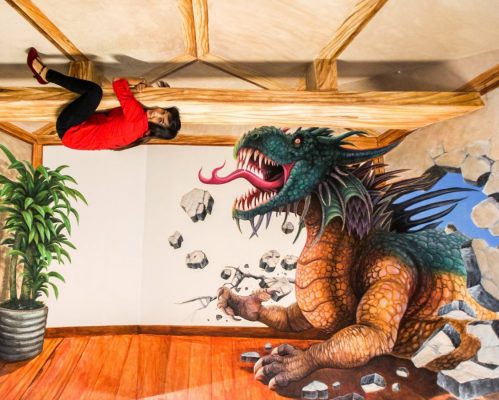 tapete tembok 3d,wandgemälde,erfundener charakter,zimmer,kunst,drachen