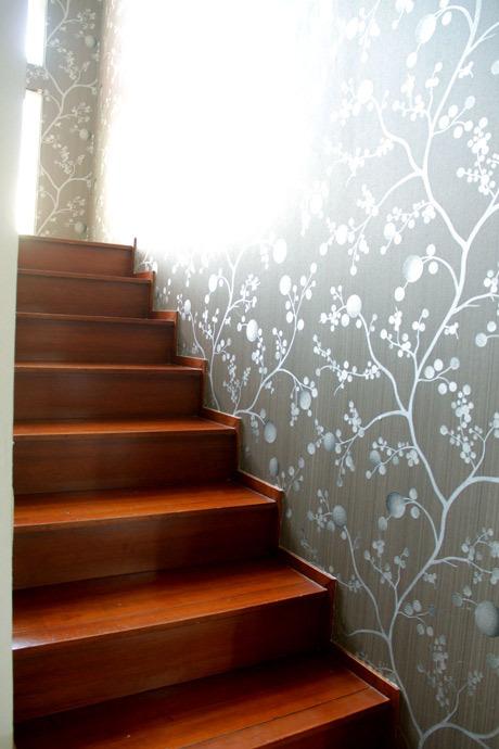 wallpaper untuk dinding,stairs,property,handrail,wall,room