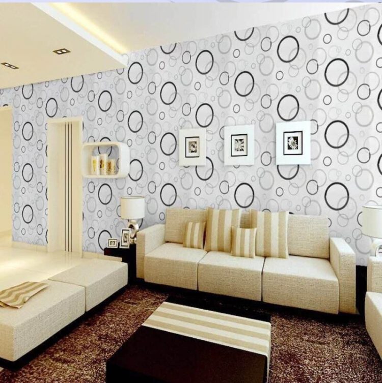 harga wallpaper dinding ruang tamu,living room,room,furniture,wall,interior design