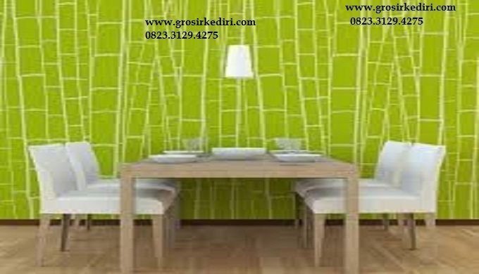 grosir wallpaper dinding,green,wall,room,yellow,wallpaper