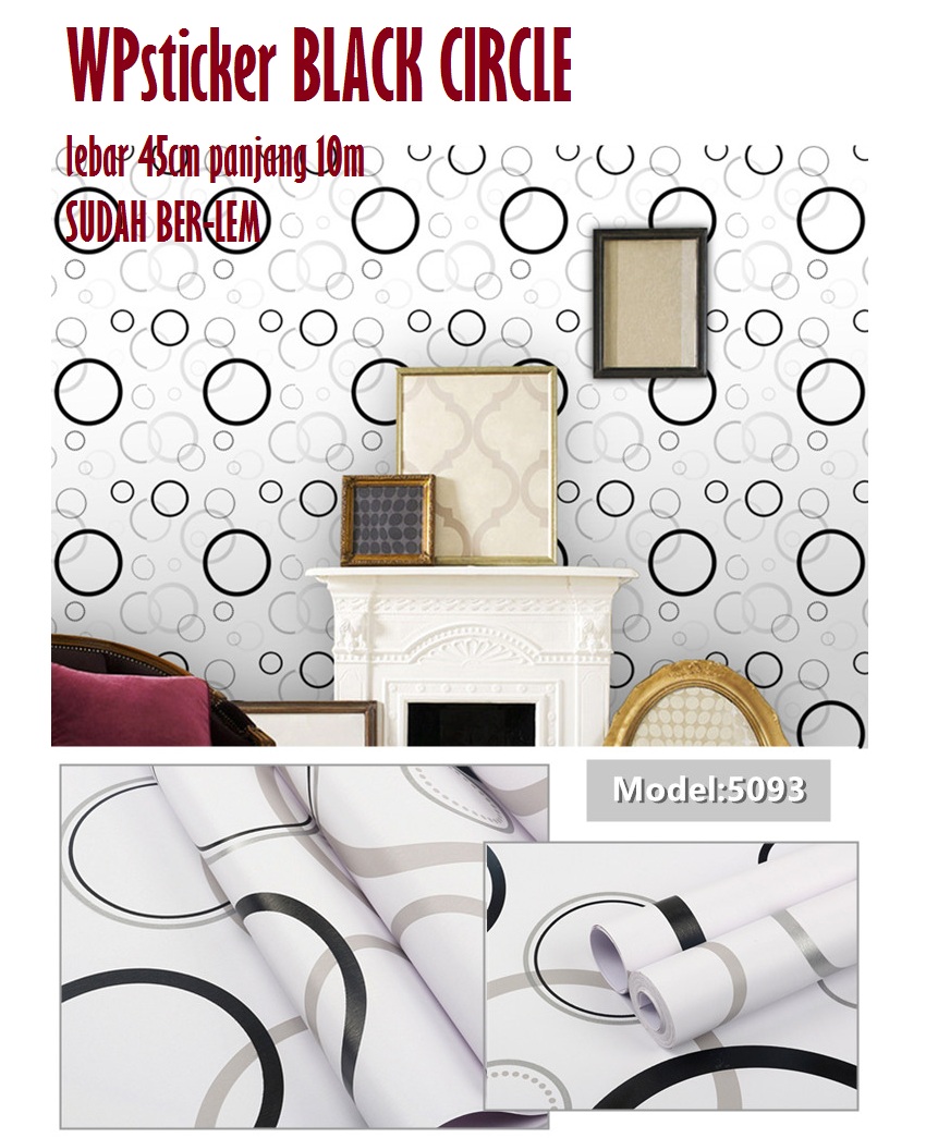 grosir wallpaper sticker roll,product,text,design,line,circle (744108