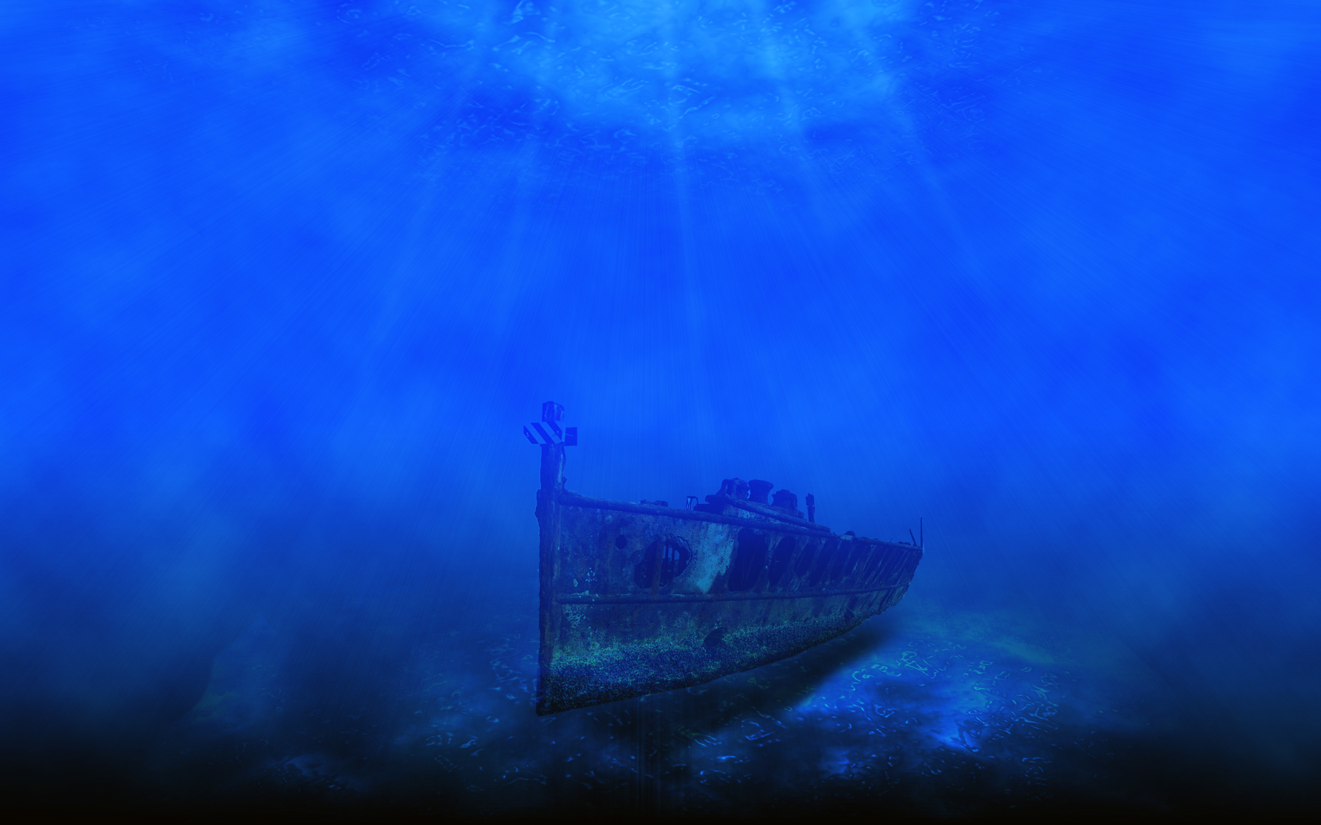 deep ocean wallpaper,blue,water,sky,atmospheric phenomenon,sea
