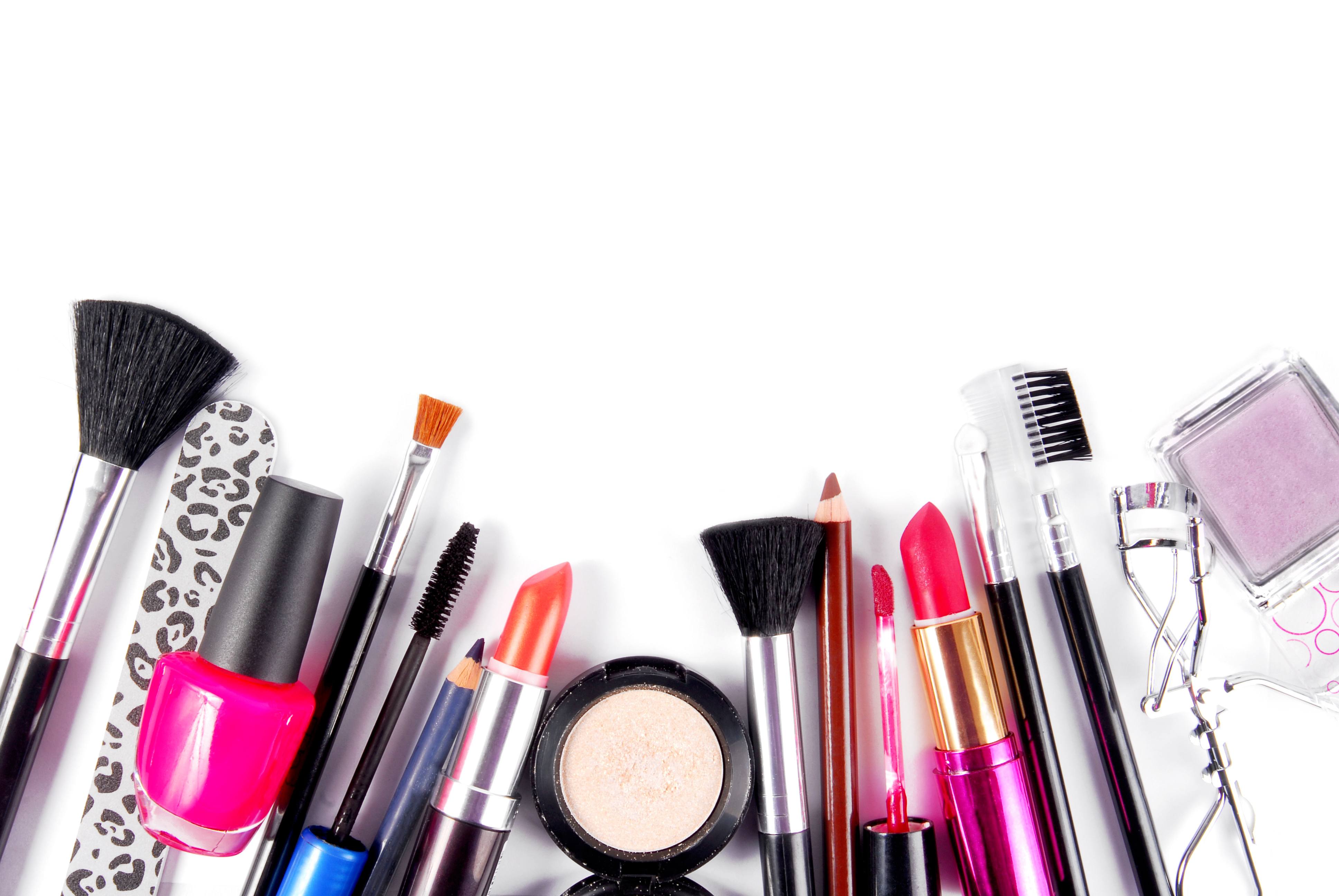 papel pintado de cosméticos,producto,productos cosméticos,belleza,rosado,pinceles de maquillaje