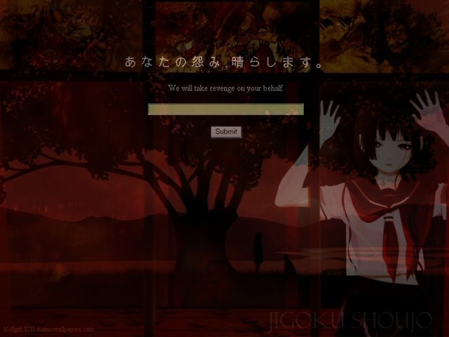 jigoku shoujo wallpaper,black,anime,red,cartoon,cg artwork