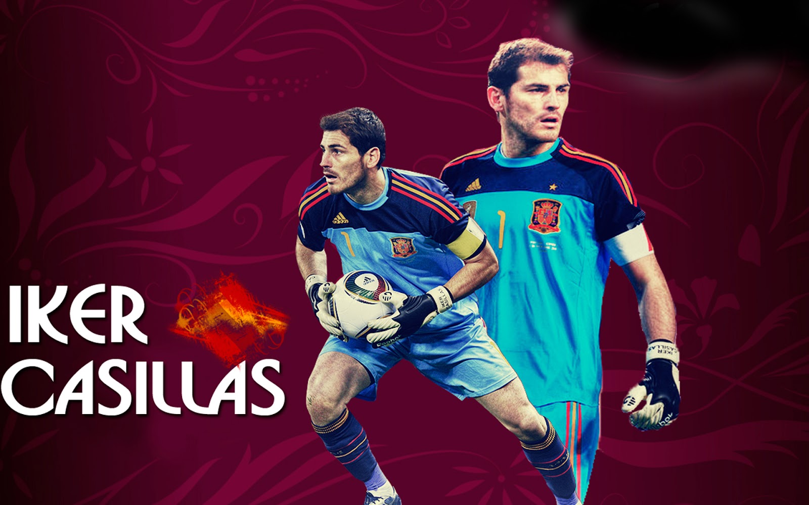 casillas wallpaper,football player,soccer player,player,red,football