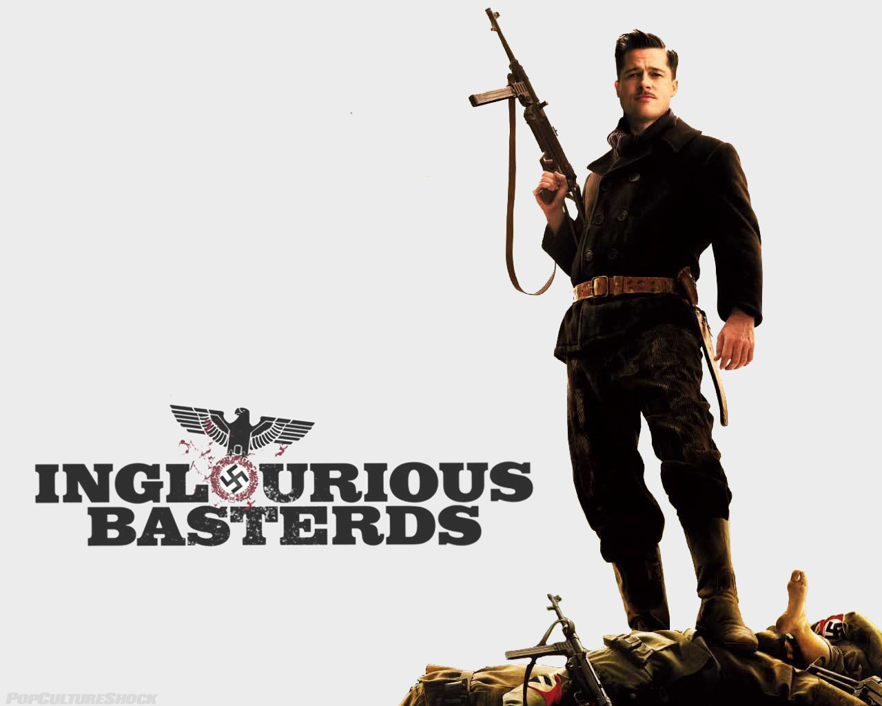 inglourious basterds wallpaper,poster,font,recreation,album cover